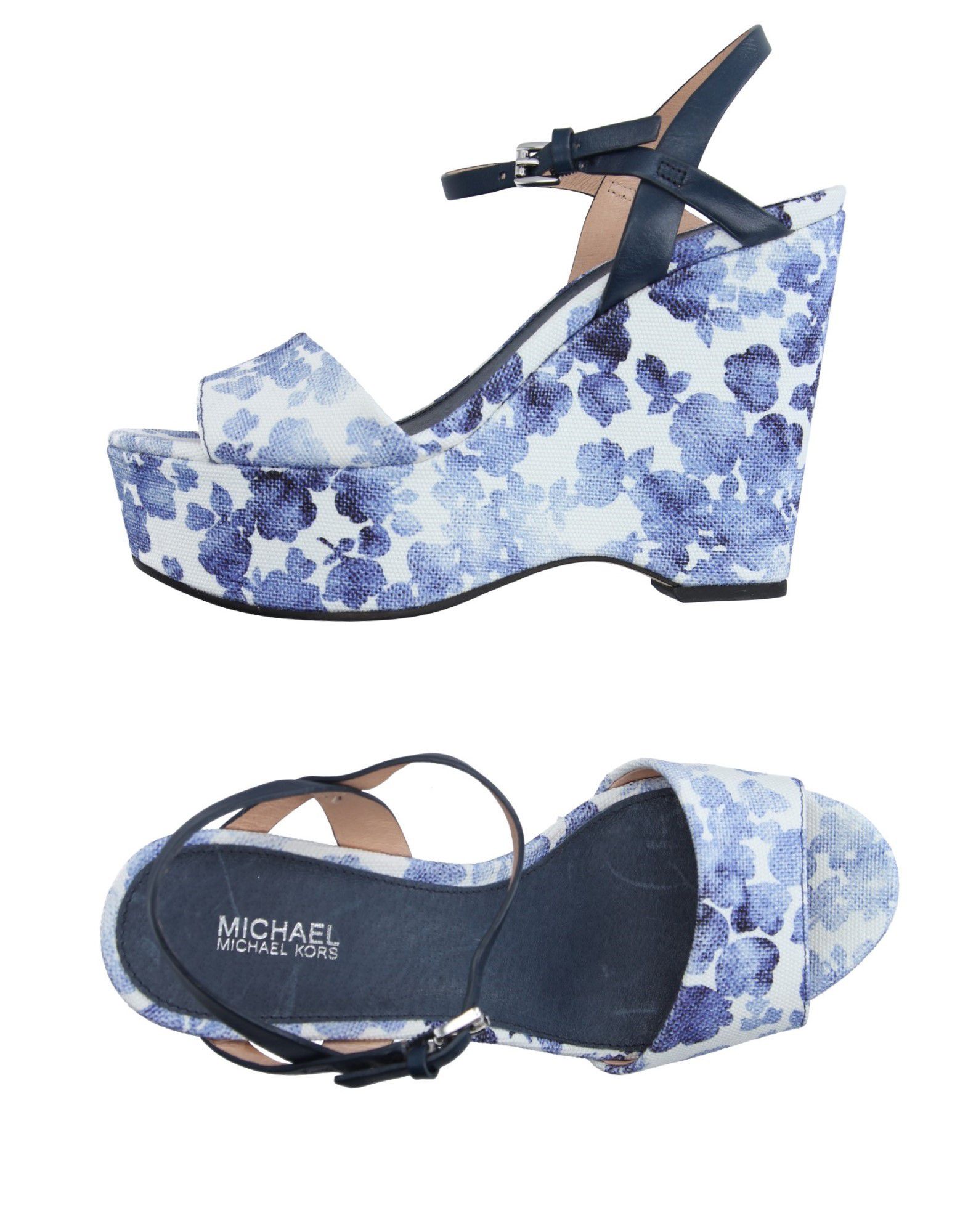 michael kors sandals blue