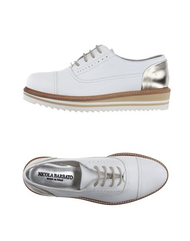 Cordones De Zapatos Barbato Nicola 11139519ox Mujer Blanco Zapato pv5q88