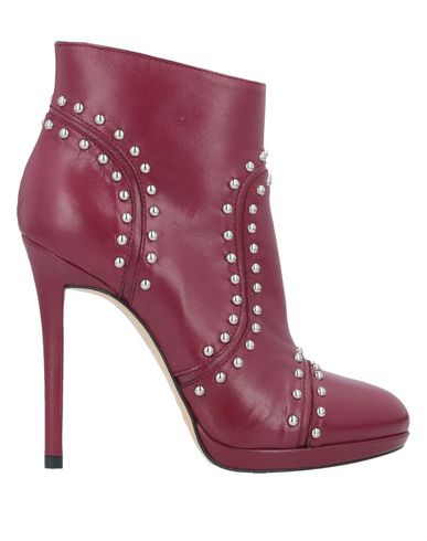 Pinko Ankle Boot In Maroon