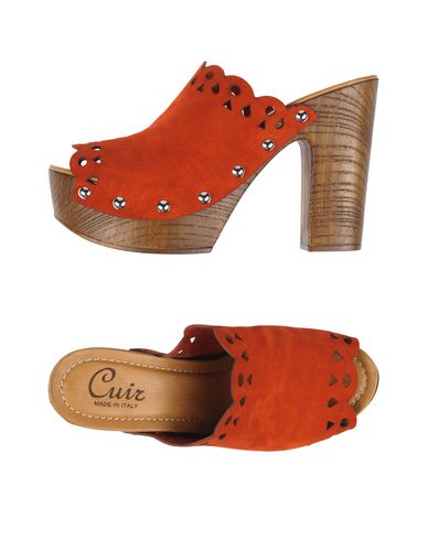 ZOOM CUIR - Open-toe mules