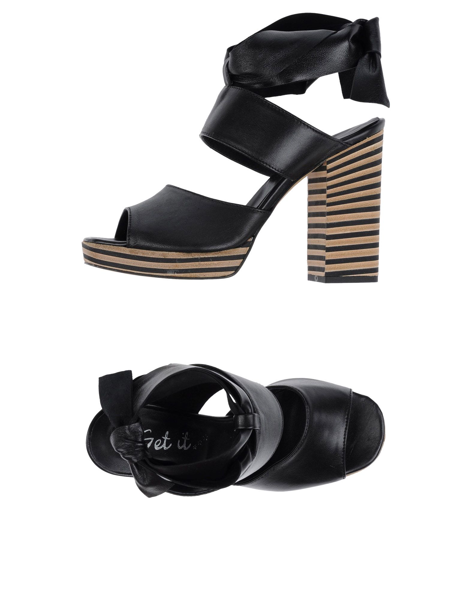 Descuento de la marca Sandalia Get It Mujer - Sandalias Get It Negro Descuento de la Sandalia marca Sandalia la Get It Mujer - Sandalias Get It Negro a4cbb5