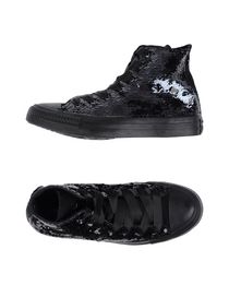 converse platform nere pelle