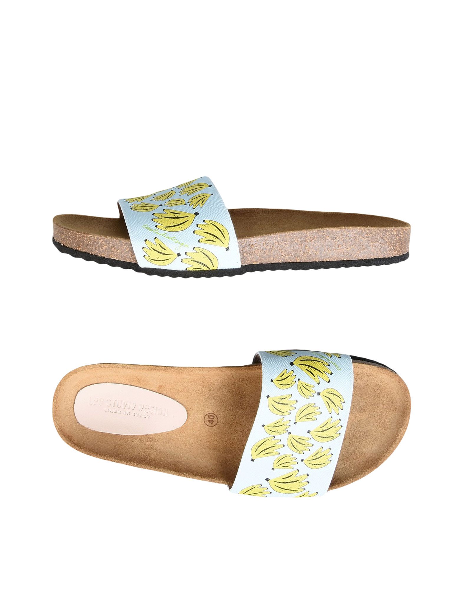 Sandali Leo Studio Design Ss17-601 Slipper Printed Bananas - Donna - 11253407DX Sandali Leo Studio Design Ss17-601 Slipper Printed Bananas - Donna - 11253407DX