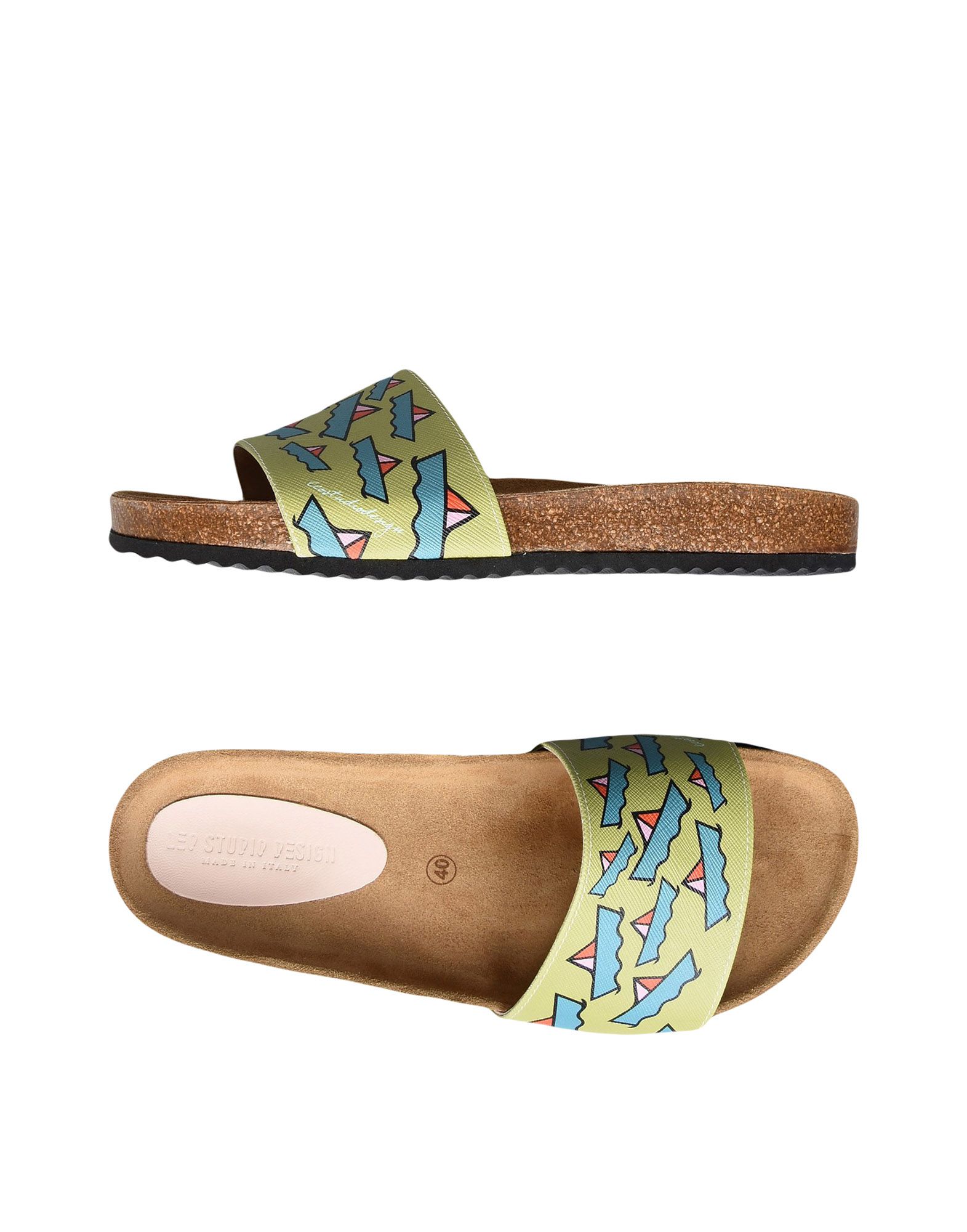 Sandali Leo Studio Design Ss17-601 Slipper Printed Barchette - Donna - 11253421VX Sandali Leo Studio Design Ss17-601 Slipper Printed Barchette - Donna - 11253421VX