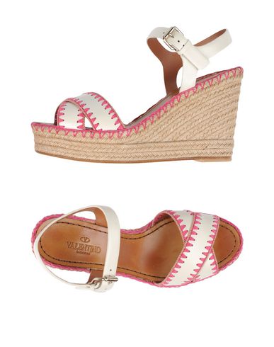 white valentino espadrilles