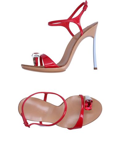 Casadei Toe Strap Sandals In Red | ModeSens