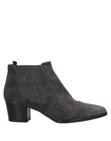 TOD'S TOD'S WOMAN ANKLE BOOTS DOVE GREY SIZE 5 CALFSKIN,11279110PI 2