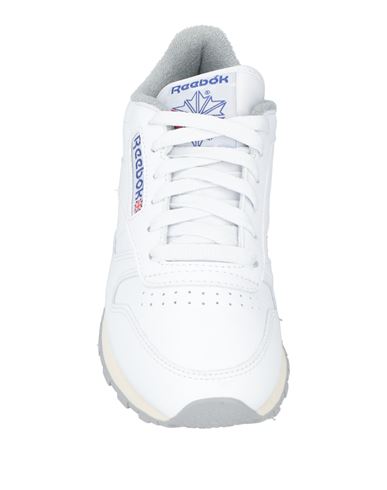 Shop Reebok Cl Lthr R12 Man Sneakers White Size 4.5 Leather