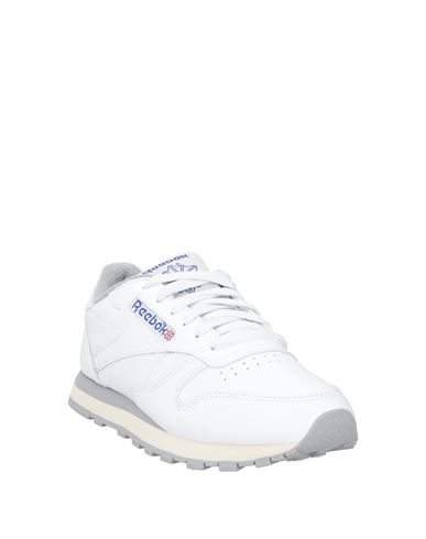 Shop Reebok Cl Lthr R12 Man Sneakers White Size 4.5 Leather