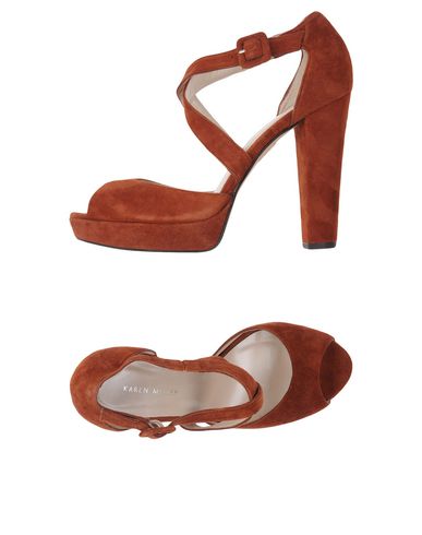 karen millen orange sandals