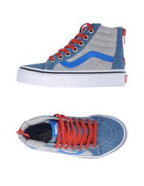 vans alte bambino arancione