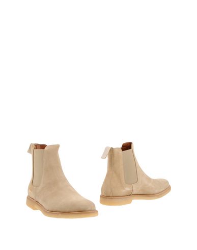 COMMON PROJECTS Suede Chelsea Ankle Boots in Sand | ModeSens