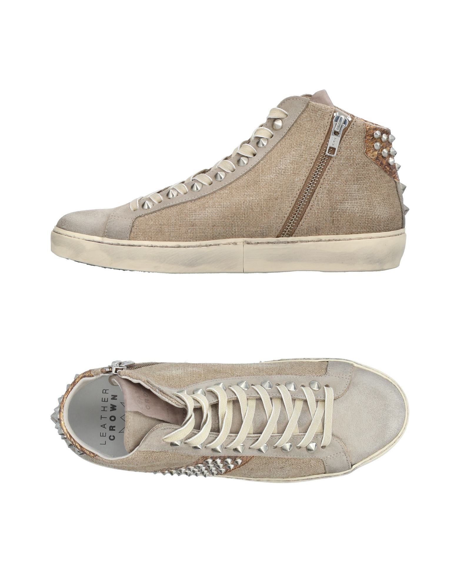 Baskets Leather Crown Femme - Baskets Leather Crown Kaki Chaussures casual sauvages Baskets Leather Crown Femme - Chaussures Baskets Leather Crown Kaki Chaussures - casual sauvages ce812a