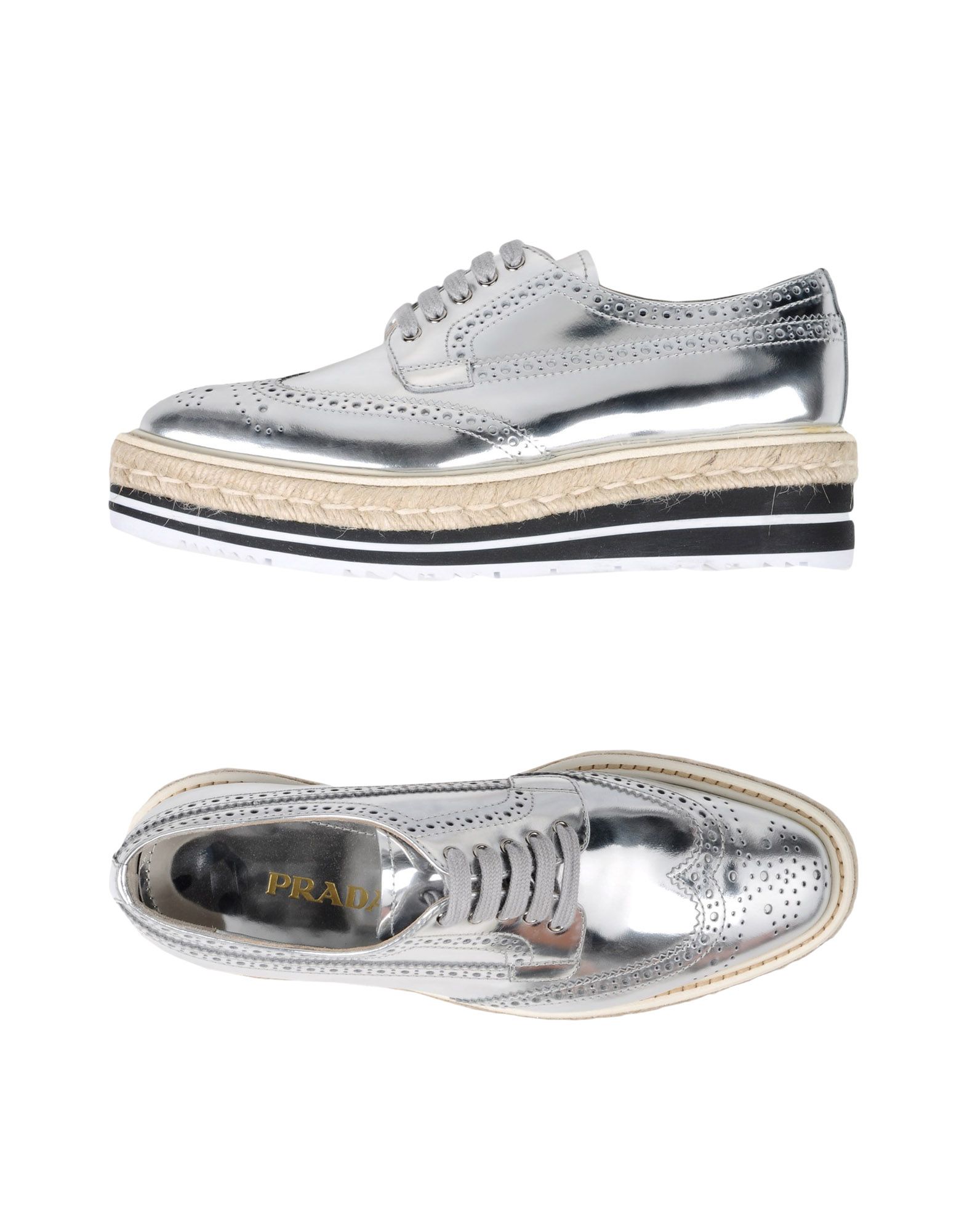 Gran descuento Zapato De Cordones Prada Mujer - Zapatos De Cordones Prada Plata Gran descuento descuento Gran Zapato De Cordones Prada Mujer - Zapatos De Cordones Prada Plata da5053