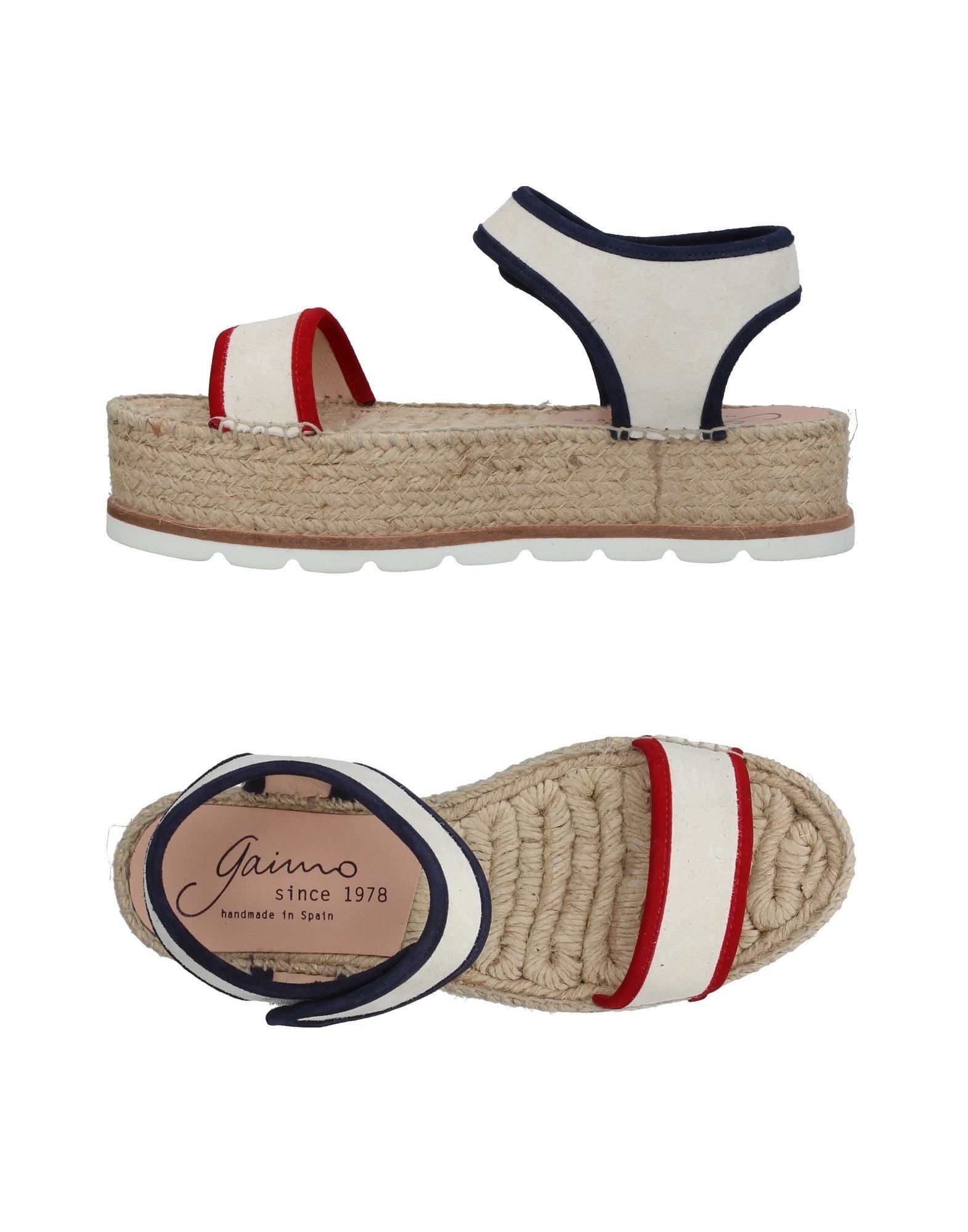 Cómodo y bien parecido Sandalia Gaimo Mujer - Sandalias Gaimo Blanco Cómodo y bien parecido Sandalia Gaimo Gaimo Mujer - Sandalias Gaimo Sandalia Blanco e2bbdd