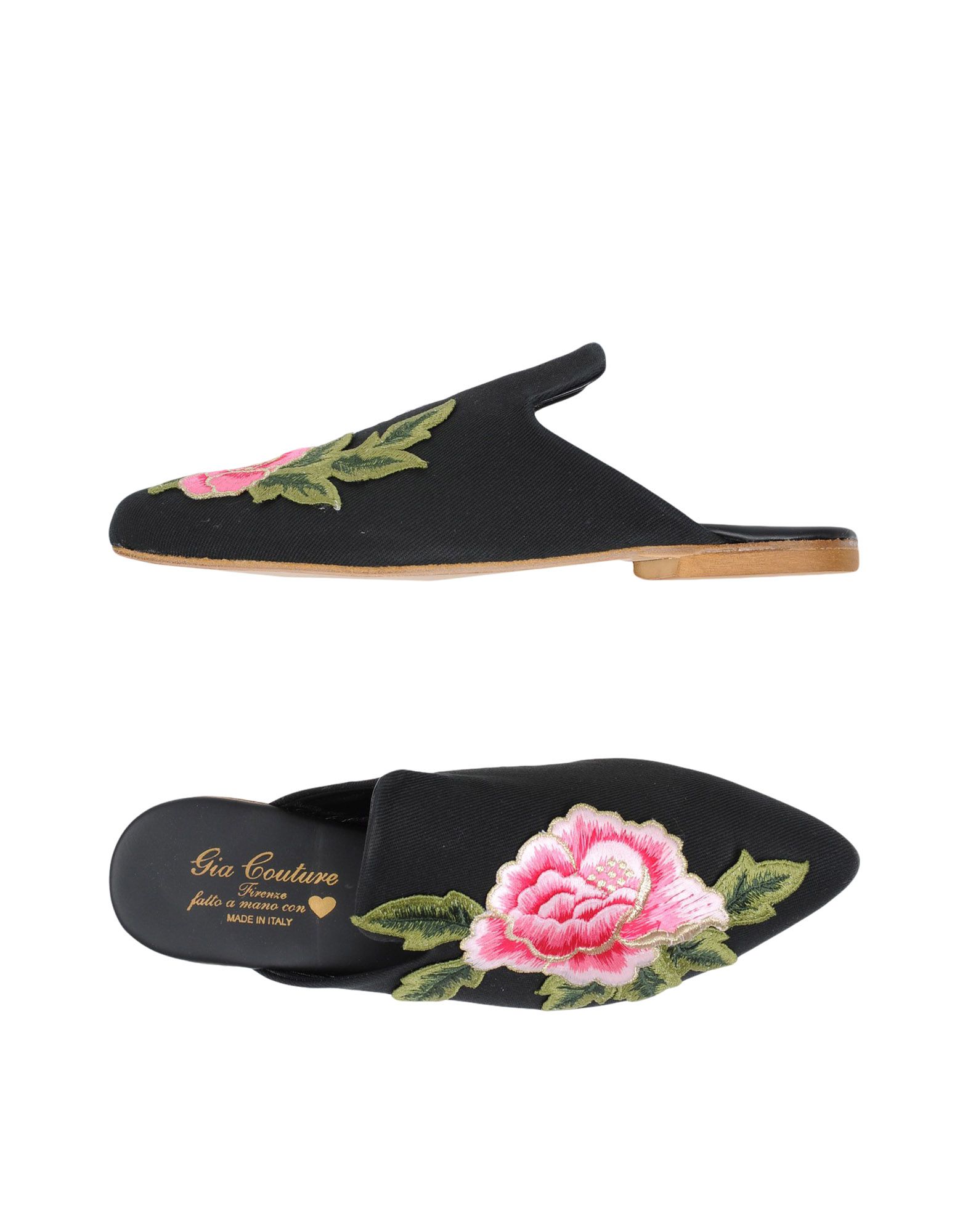 Stilvolle billige Schuhe Gia Couture Pantoletten Damen 11416852MG Stilvolle billige Schuhe Gia Couture Pantoletten Damen 11416852MG