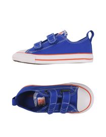 converse platform bambino arancione