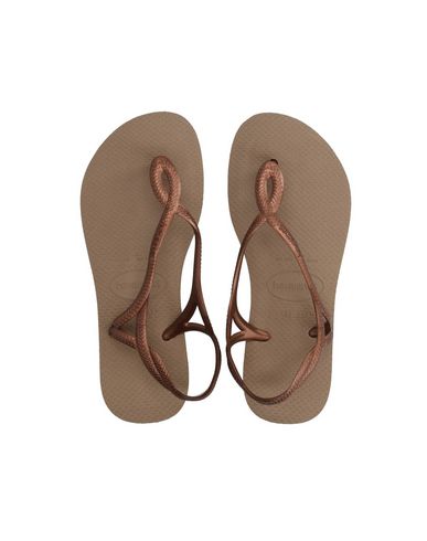 havaianas leather flip flops