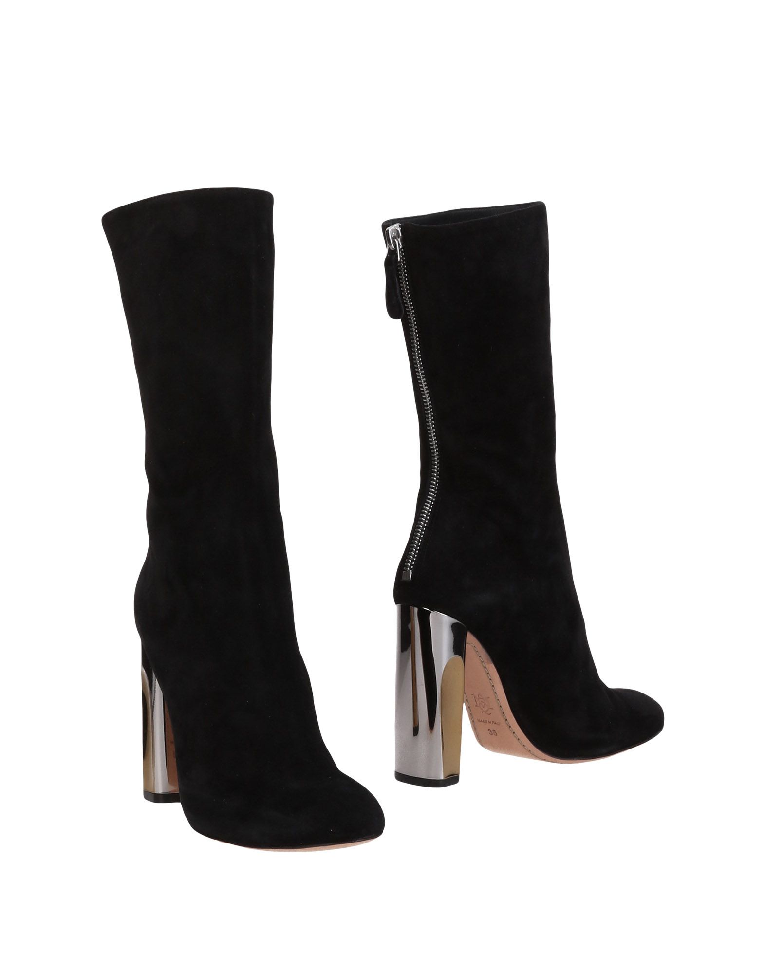 alexander mcqueen black boots