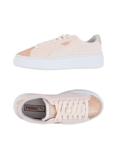 puma basket platform canvas