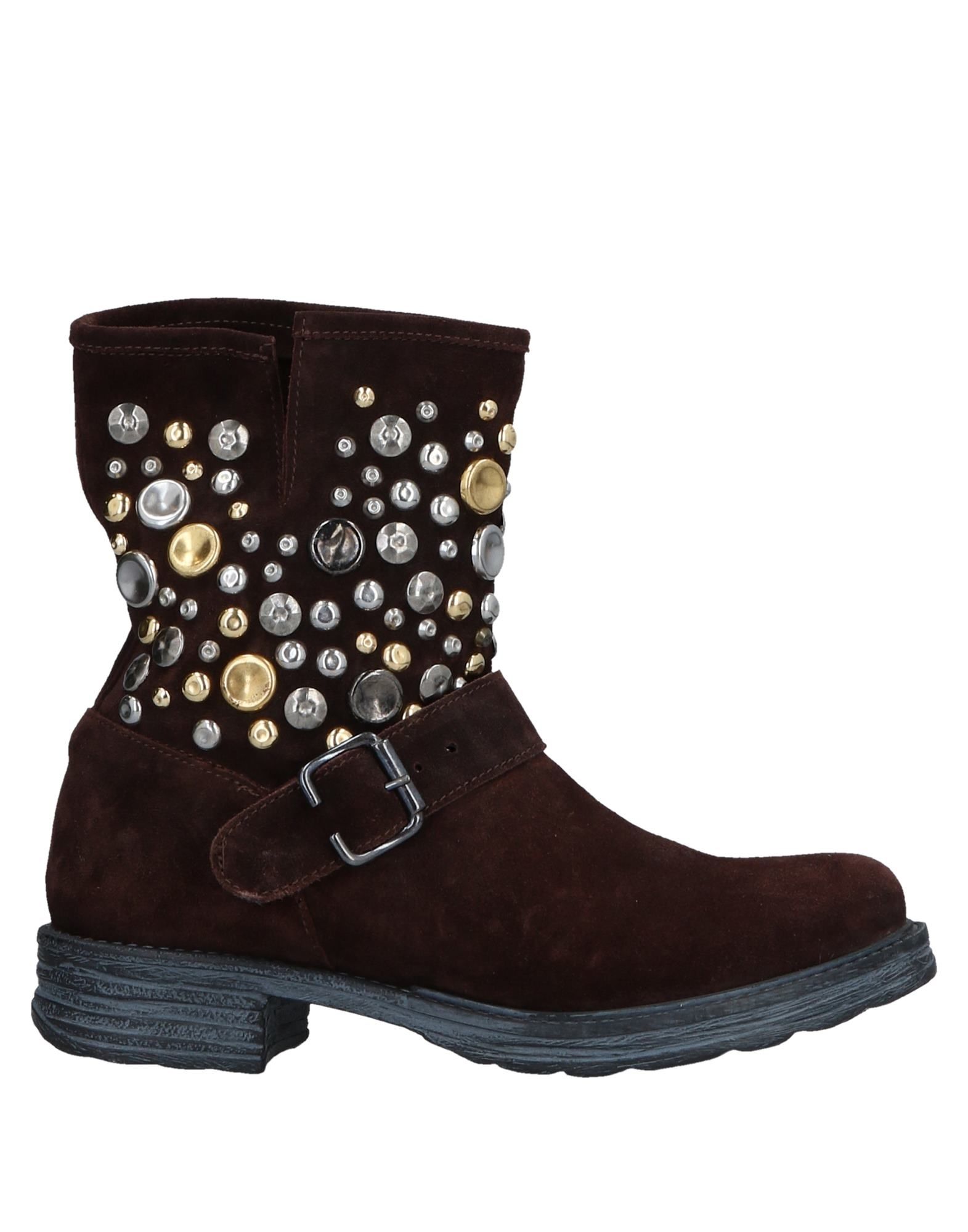 Café Botín Crown Mujer - Botines Crown Casual salvaje Café Botín Crown Crown Crown Mujer - Botines Crown Casual salvaje 073023