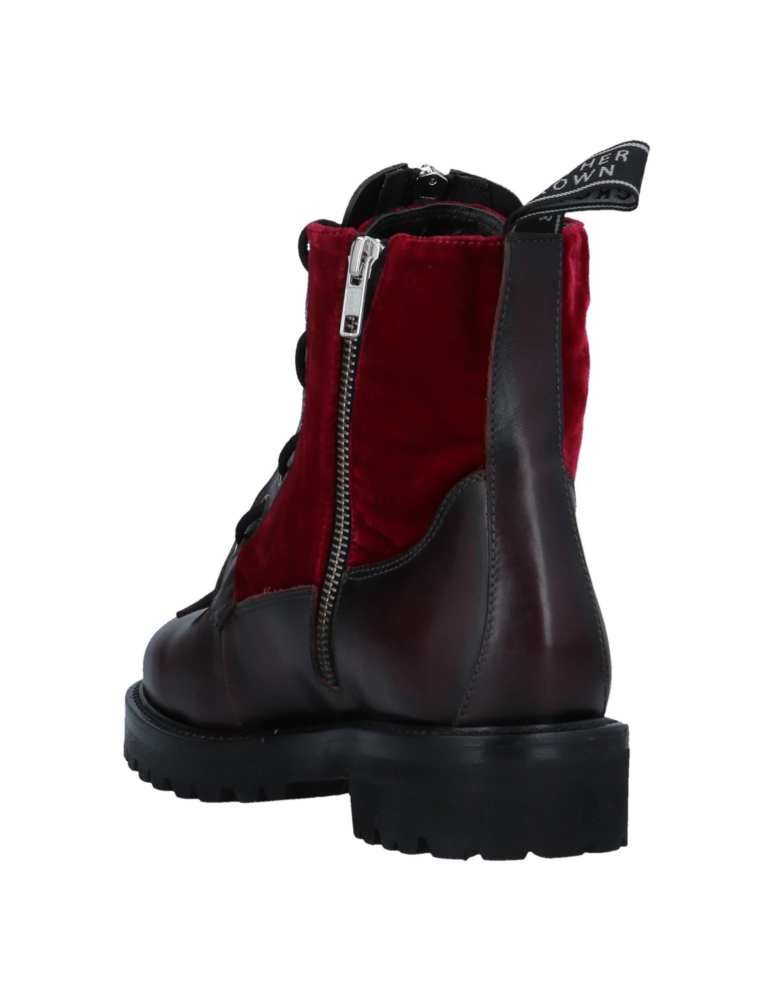 Bottine Leather Crown Crown Femme - Bottines Leather Crown Leather Bordeaux Dédouanement saisonnier 16e158 Bottine Leather Crown Crown Femme - Bottines Leather Crown Leather Bordeaux Dédouanement saisonnier 16e158