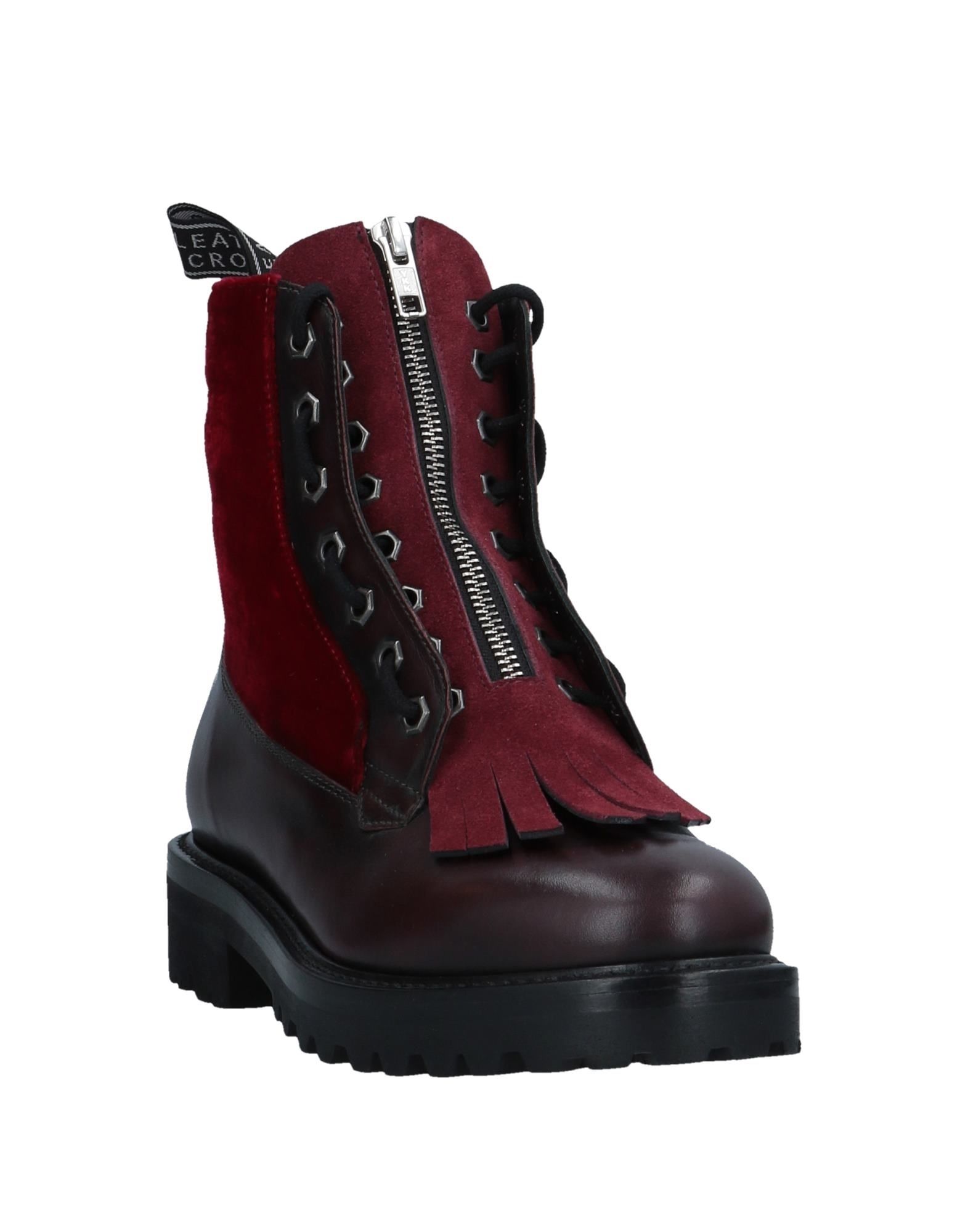 Bottine Leather Crown Crown Femme - Bottines Leather Crown Leather Bordeaux Dédouanement saisonnier 16e158 Bottine Leather Crown Crown Femme - Bottines Leather Crown Leather Bordeaux Dédouanement saisonnier 16e158