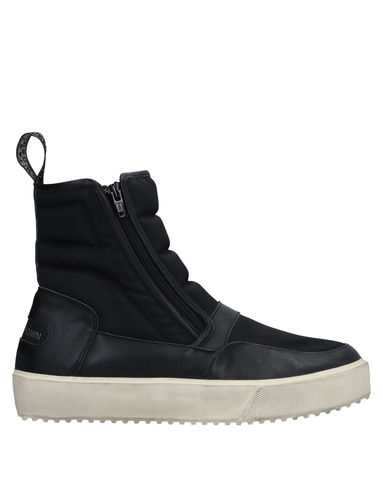 Men Leather Crown Boots online on YOOX 