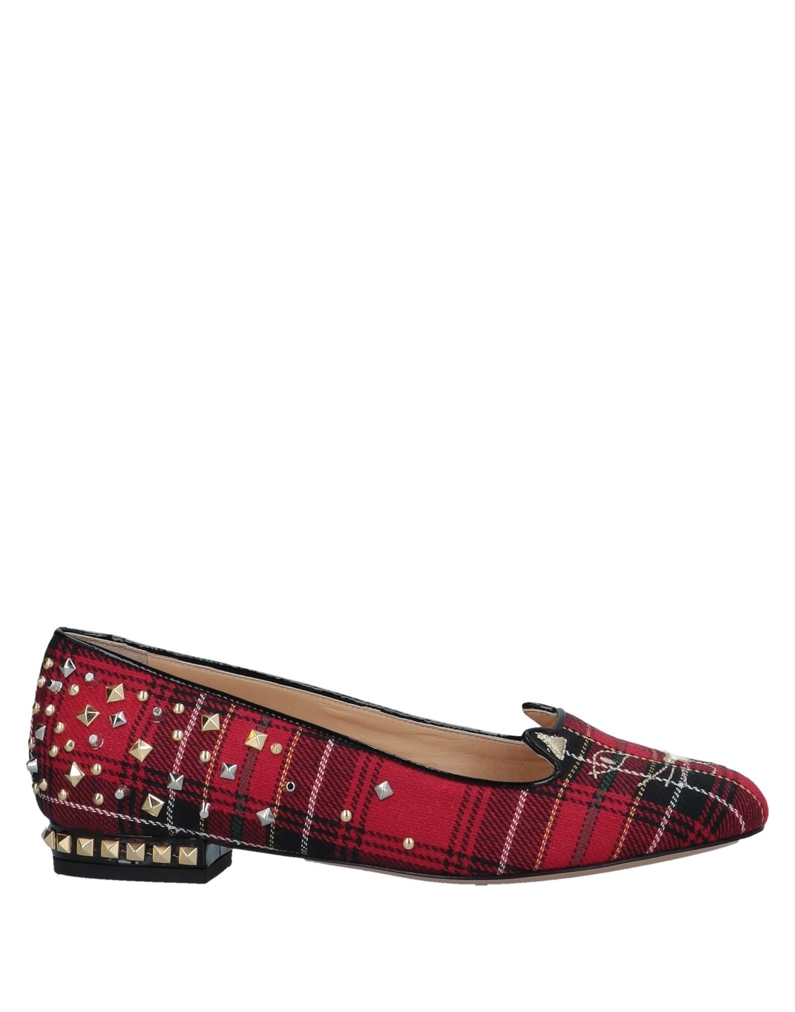 Moda barata y hermosa Mocasín Charlotte Olympia Mujer - Mocasines Charlotte Olympia Rojo Moda barata y hermosa Mocasín Charlotte Olympia Olympia Olympia Mujer - Mocasines Charlotte Olympia Rojo e1988f