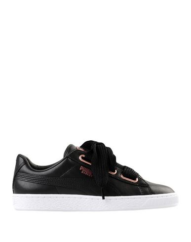 puma basket heart leather