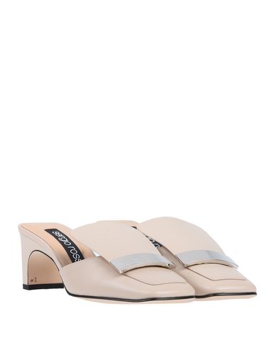 Sergio Rossi Woman Mules & Clogs Blush Size 6.5 Soft Leather In Blush