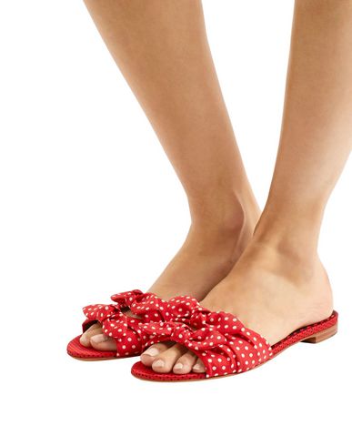Shop Tabitha Simmons Woman Sandals Red Size 5 Soft Leather