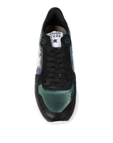 ATLANTIC STARS ATLANTIC STARS VENUS WOMAN SNEAKERS DEEP TEAL SIZE 7 CALFSKIN, NYLON