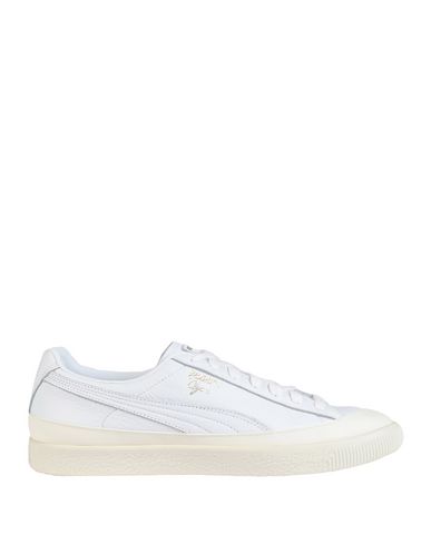 puma clyde rubber toe white