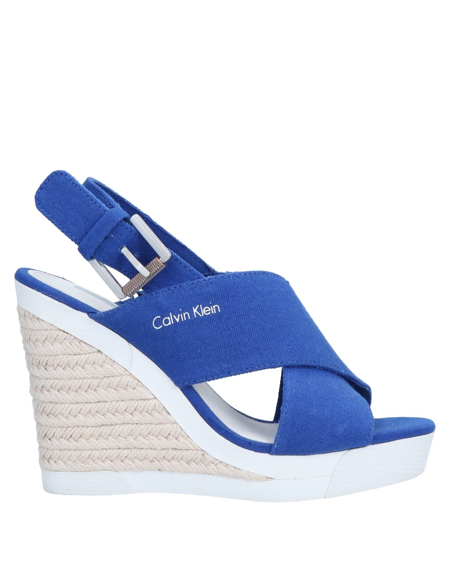 calvin klein blue sandals