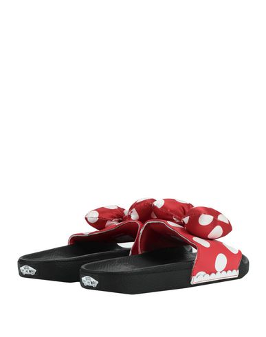 vans red sandals