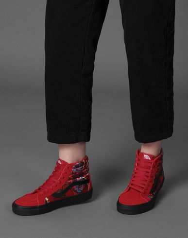 vans sk8 hi festival satin