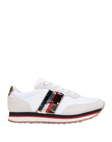 red tommy hilfiger trainers