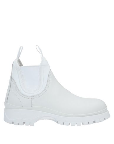 prada white chelsea boots