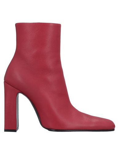 Balenciaga Ankle Boot In Red