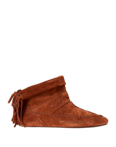 Saint Laurent Ankle Boots In Brown