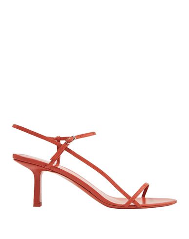 The Row Sandals In Brick Red