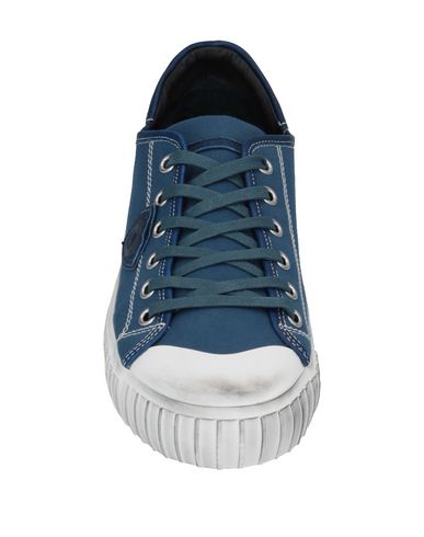 Shop Philippe Model Man Sneakers Blue Size 7 Textile Fibers