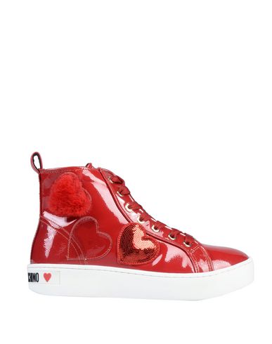 moschino red sneakers