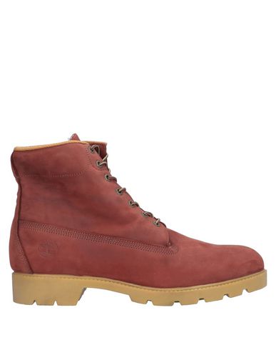 brick red timberland boots