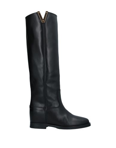 Via Roma 15 Knee Boots In Black