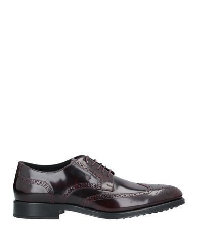 Tod's Laced Shoes In Maroon | ModeSens