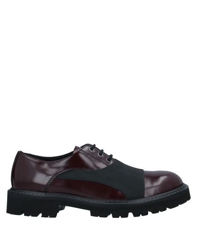 Emporio Armani Laced Shoes In Deep Purple