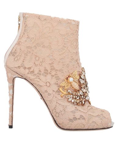 Dolce & Gabbana Ankle Boots In Beige | ModeSens