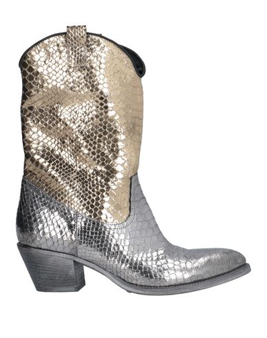 ankle boots with gold detail